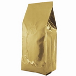 5 lb Side Gusseted Bag with Valve - Gold