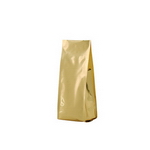 8 oz Quad Seal Side Gusseted Bag - Gold