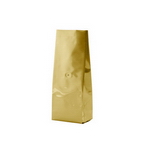 8 oz Side Gusseted Bag with Valve - Gold